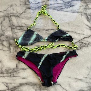 Martha Rey reversible 2 piece bikini set in size large-10